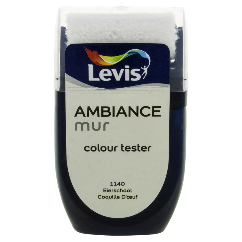 Testeur peinture pour murs Ambiance coquille d'oeuf 0,03 L LEVIS