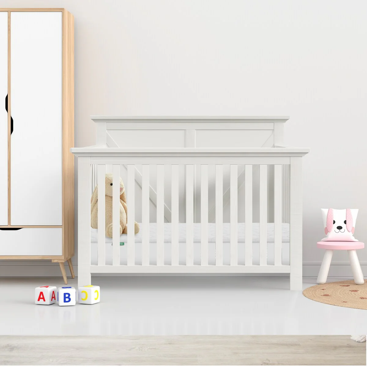 Jarah 4-in-1 Convertible Baby Crib