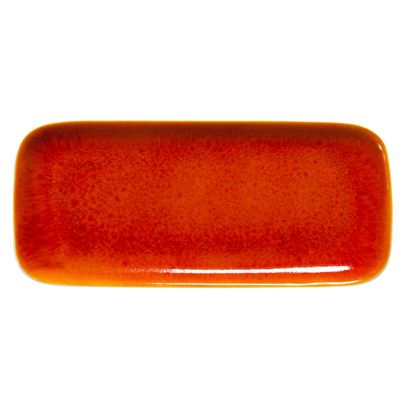 plat à cake orange