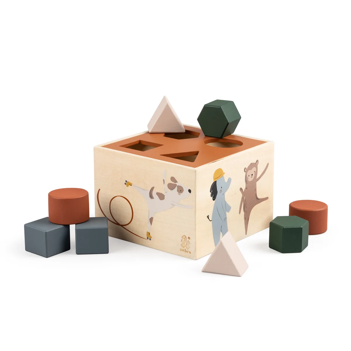 Sebra - Formensteckspiel, Toes / Builders