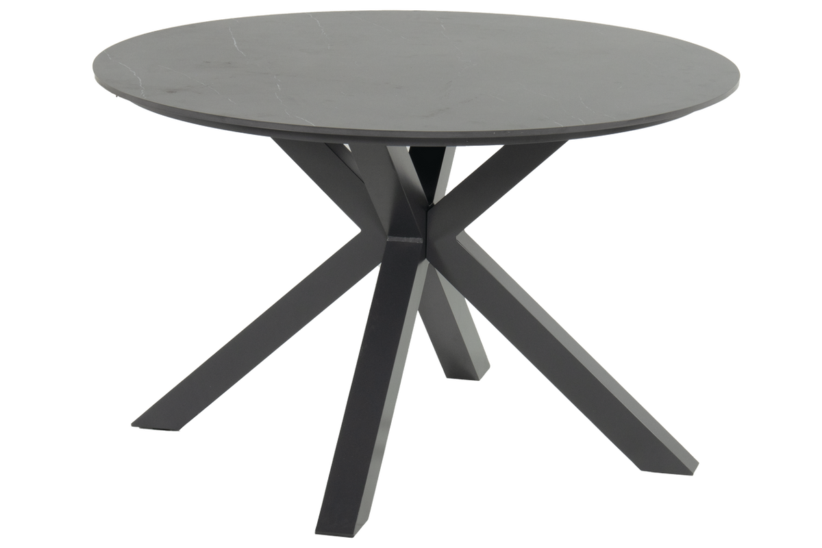 Hartman Tuintafel Xander - Zwart Keramiek - Ø120x75cm