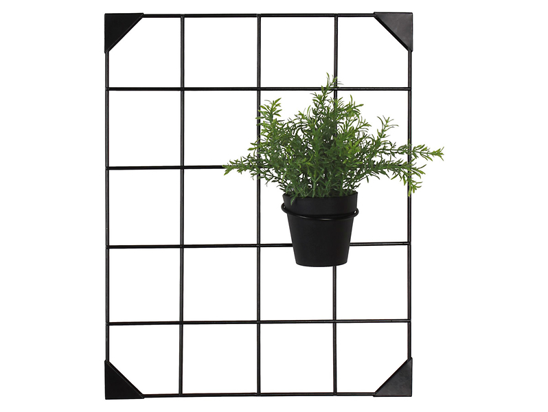 Kratka metalowa na zdjęcia Krado 40x50 cm czarna