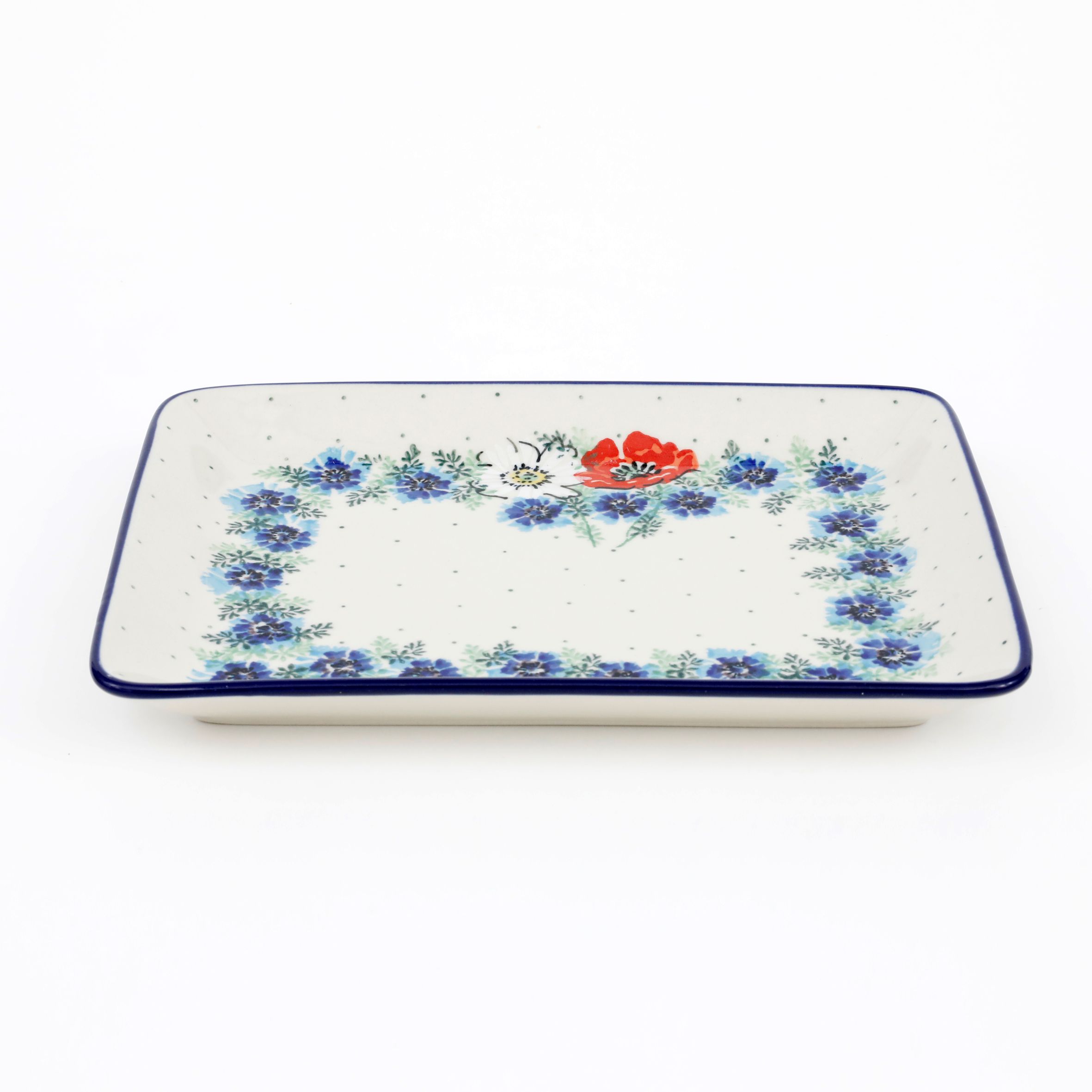 Tacka ceramiczna 111 24/18cm  2511X Polskie kwiaty