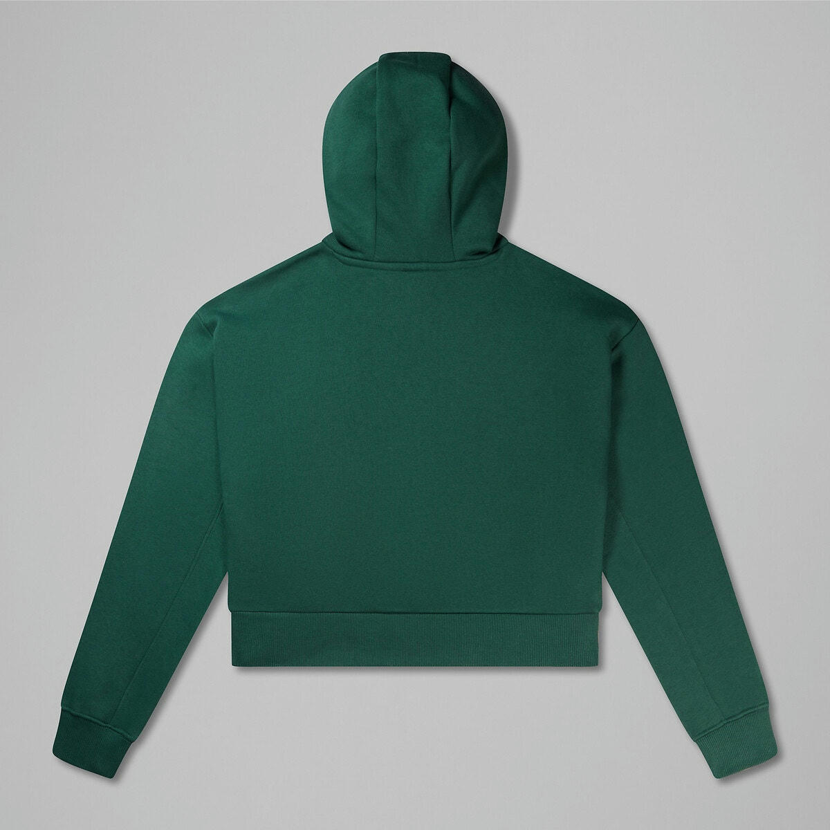 Sweat à capuche cropped en molleton