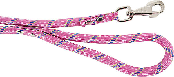 Laisse nylon corde 13mm L.1,20 m rose