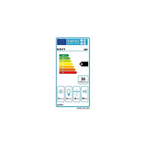 NOVY Groupe filtrant avec moteur débit 619 m3/h - D680