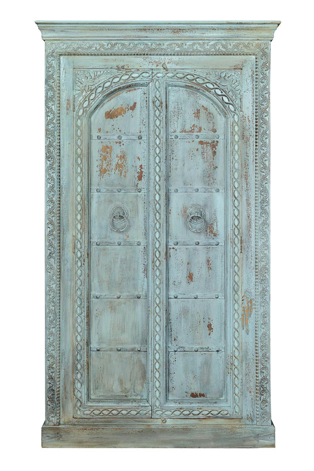 - Armoire manguier bleu sarcelle