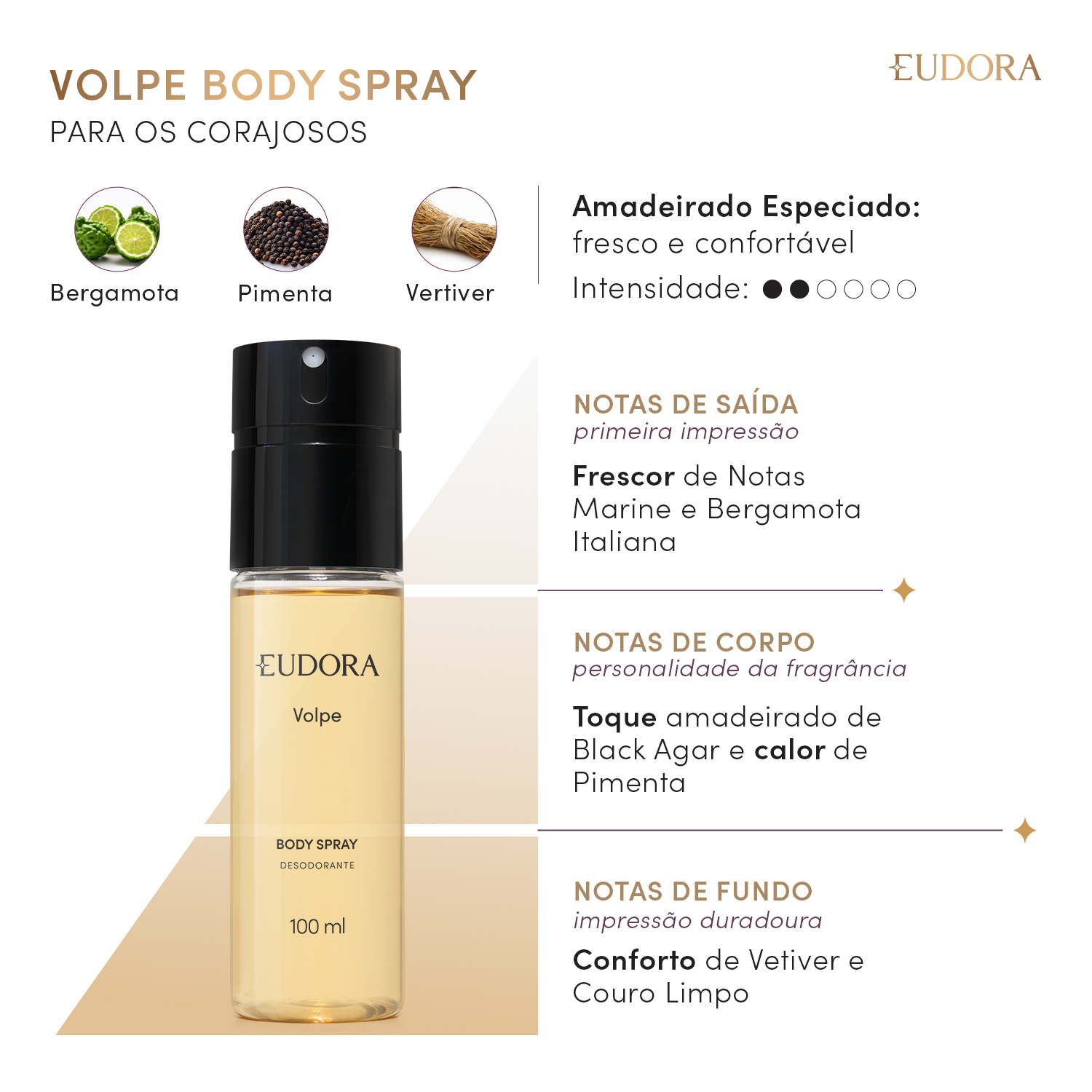Desodorante Body Spray Volpe 100ml