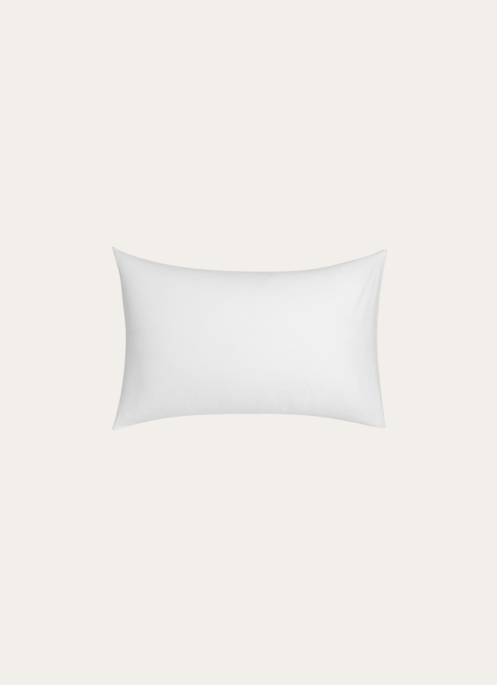 SOUS-TAIE D'OREILLER RECTANGULAIRE EN COTON BLANC
