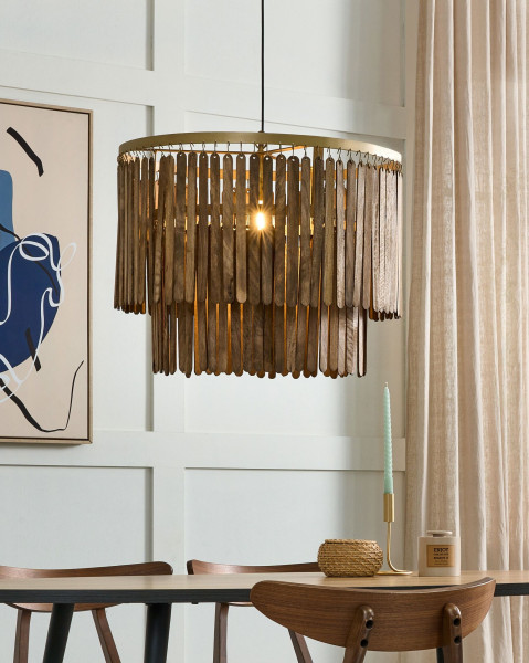 Lampa wisząca sufitowa ręcznie robiona ciemne