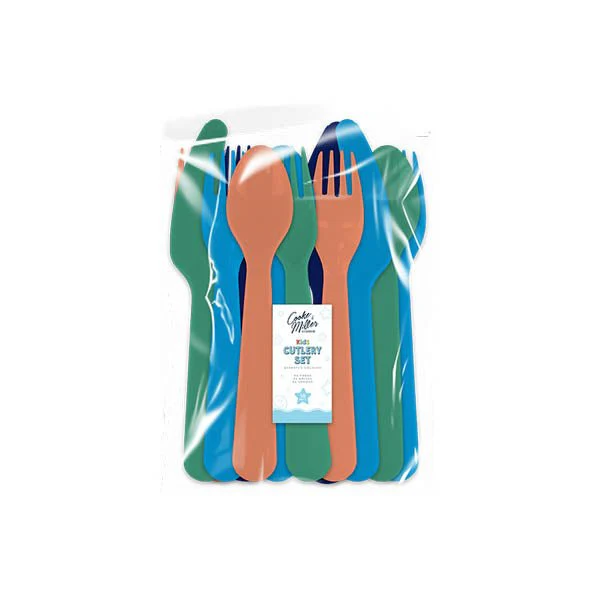 Cooke & Miller Boys Cutlery Set 18 Pack