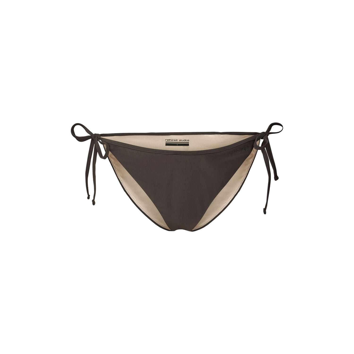 Bikini Bottom Tiestring Bay, almost black