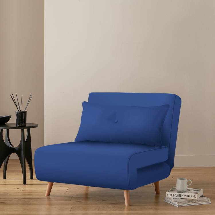 Habitat Roma Single Fabric Chairbed - Blue