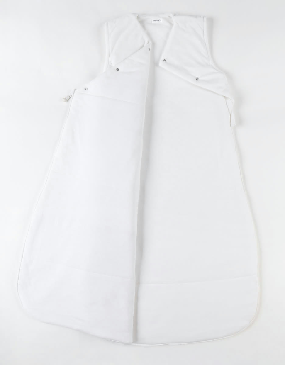 - Gigoteuse Babou en Veloudoux écru et gris clair TOG 2.0 – 3.5  100 cm