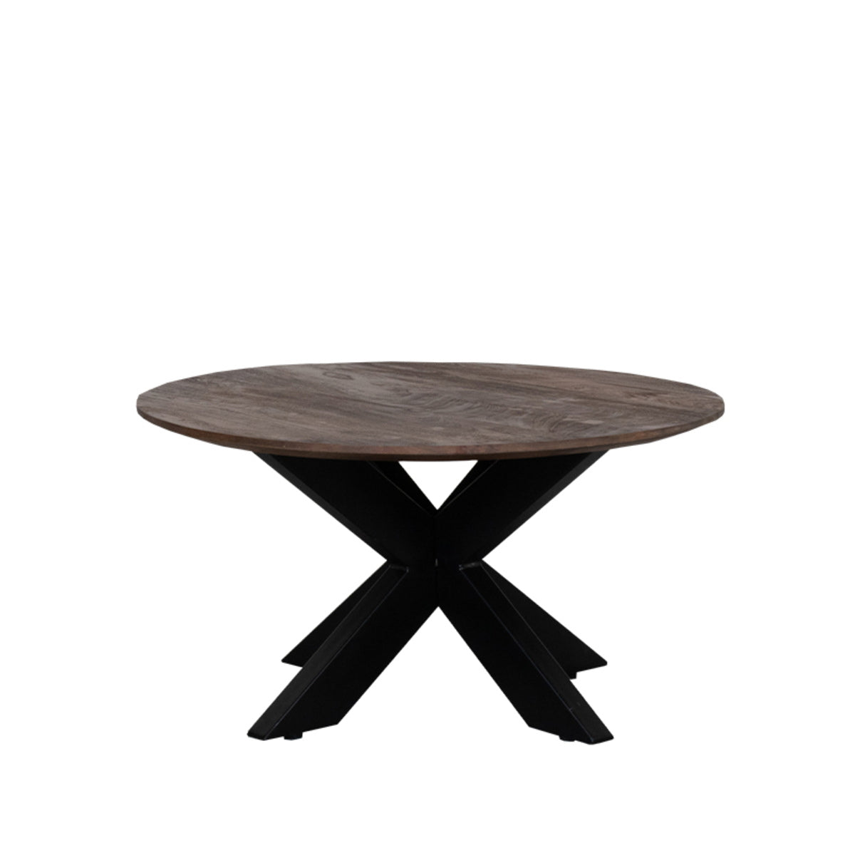 LABEL51 Salontafel Otis - Donkerbruin Mangohout - 80x80x43cm