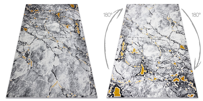 Dywan GLOSS nowoczesny528A 58 Marmur, kamień, stylowy, 160x220 cm