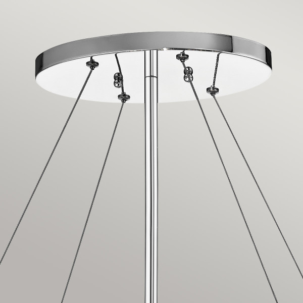 Lampa wisząca polerowany chrom Piper 6xE14x60W Kichler
