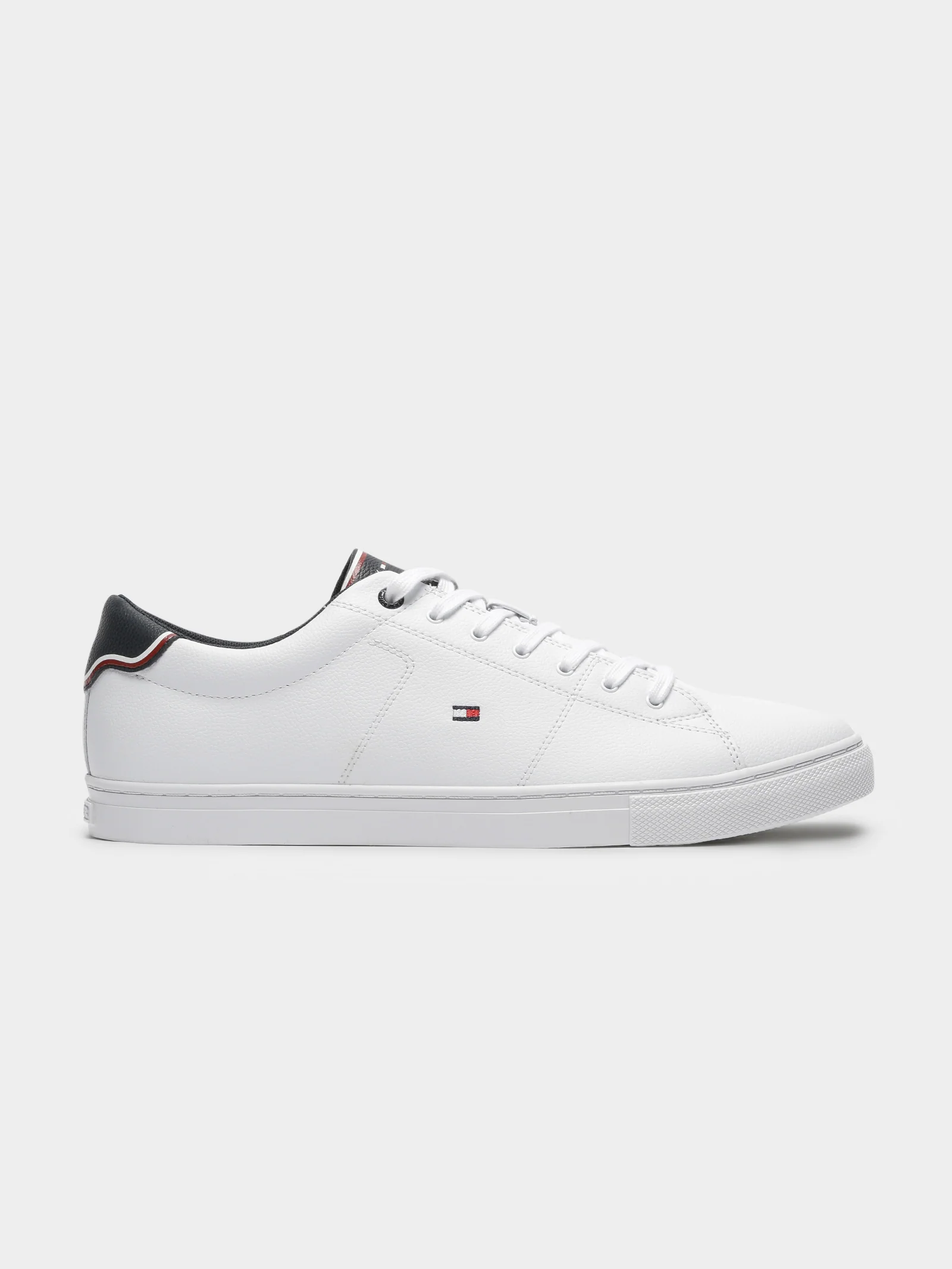 Mens Essentials Leather Vulcanized Sneakers