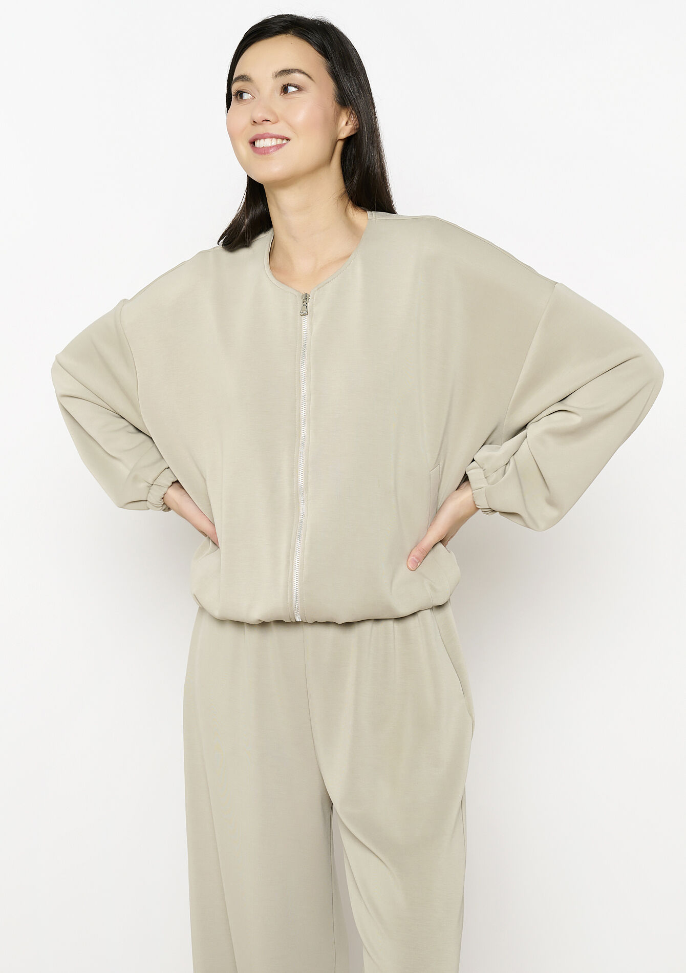 Oversized sweaterjas