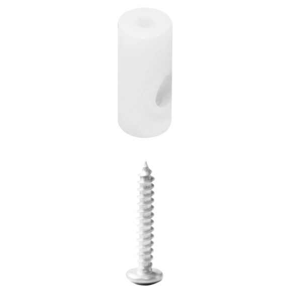 Kabelführung, Leuchten 13mm weiß 3 Stück