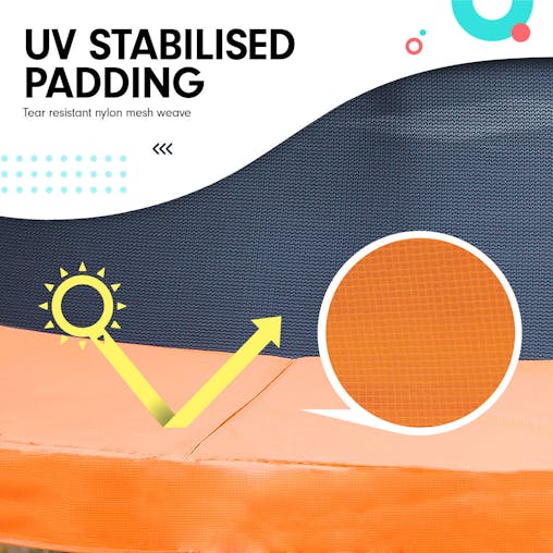 NNEDPE Kahuna Replacement Oval Trampoline Pad / Spring Cover