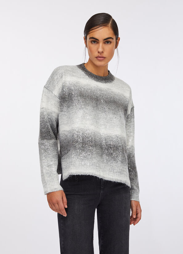 Maglia con paillettes