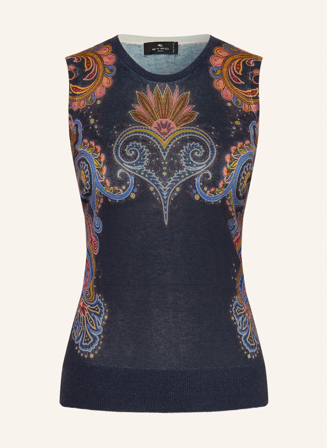 ETRO Stricktop mit Seide und Cashmere