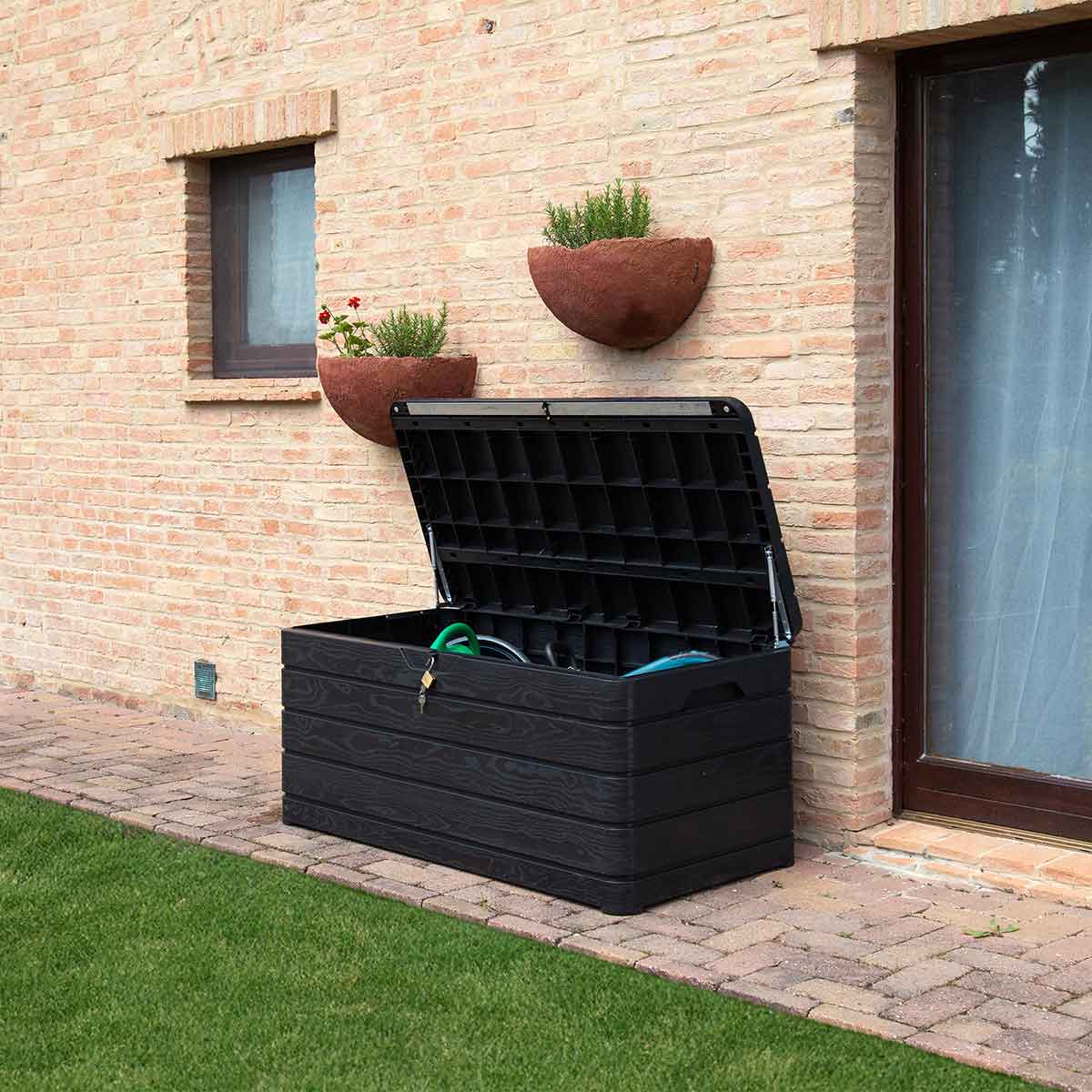 Toomax opbergbox Dolomiti - donker grijs 640 liter