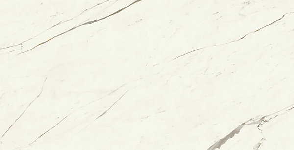 Carrelage effet Marbre Blanc Calacatta Alba 240x120x0,9 cm Brillant Montira - Mur intérieur (vendu par carton de 2,88 m²) - RO'MA