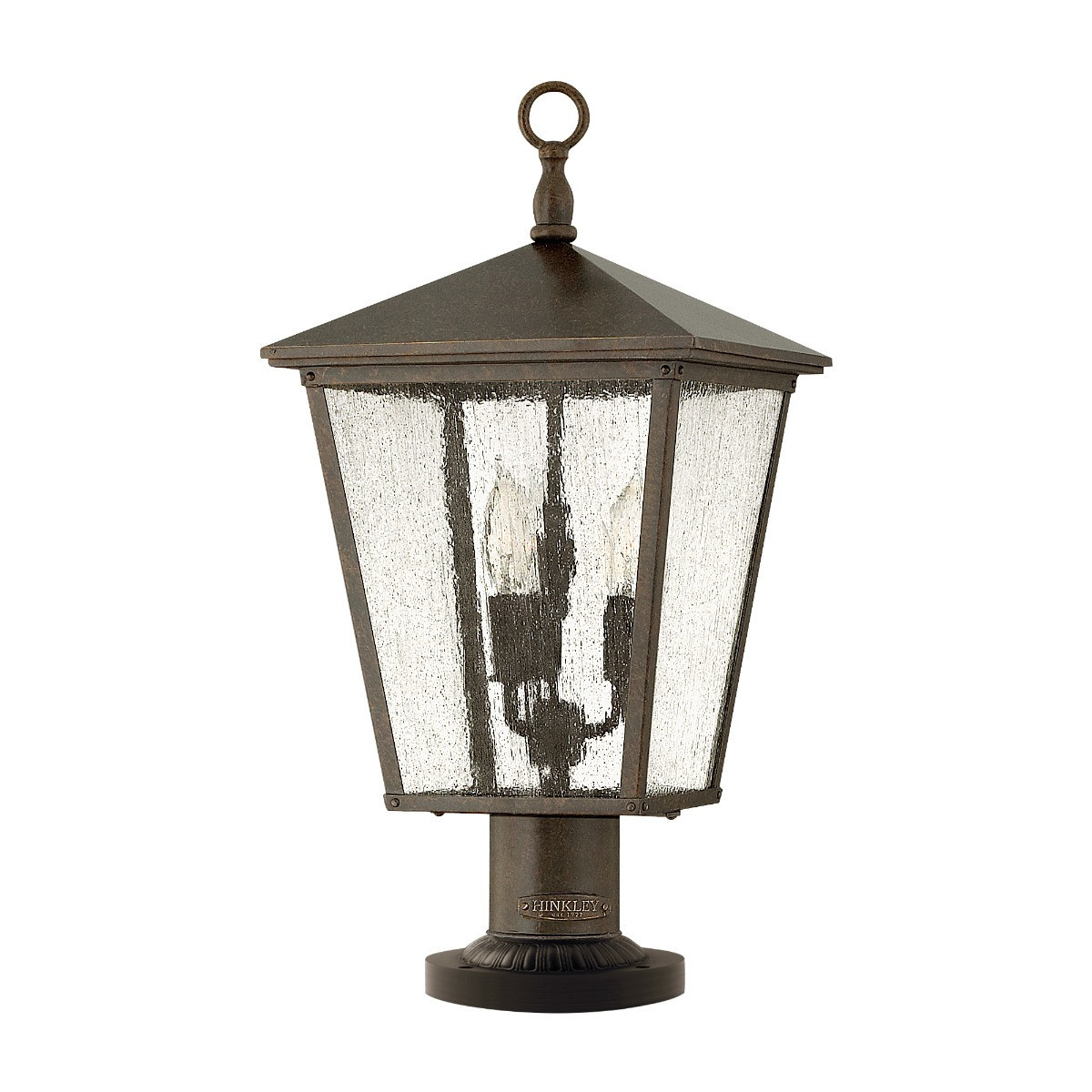 Lampa ogrodowa królewski brąz Trellis wys:58,4 cm 3xE14x60W IP44 Hinkley