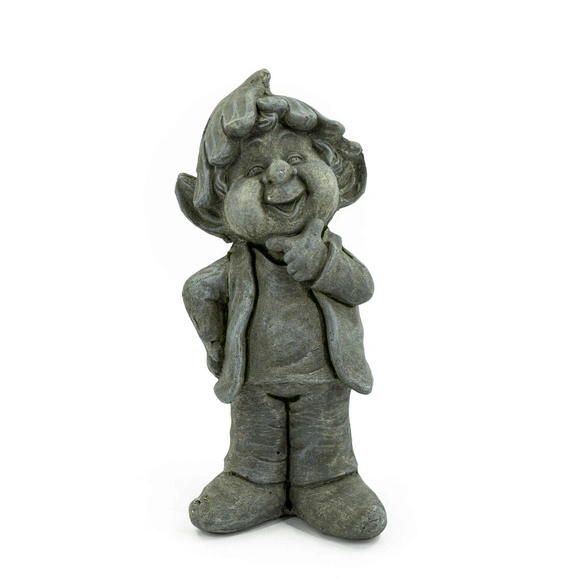 Gnom, BxH: 13 x 39 cm, Magnesia, grau