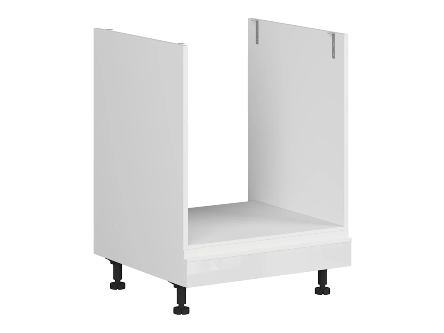 Szafka kuchenna pod zabudowę piekarnika Sole 60 cm biały połysk