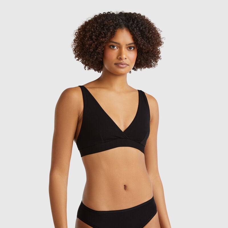 Triangle bra in super stretch cotton