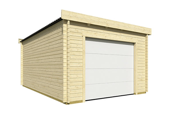 Garage toit plat en bois Lasita Maja Ari 44