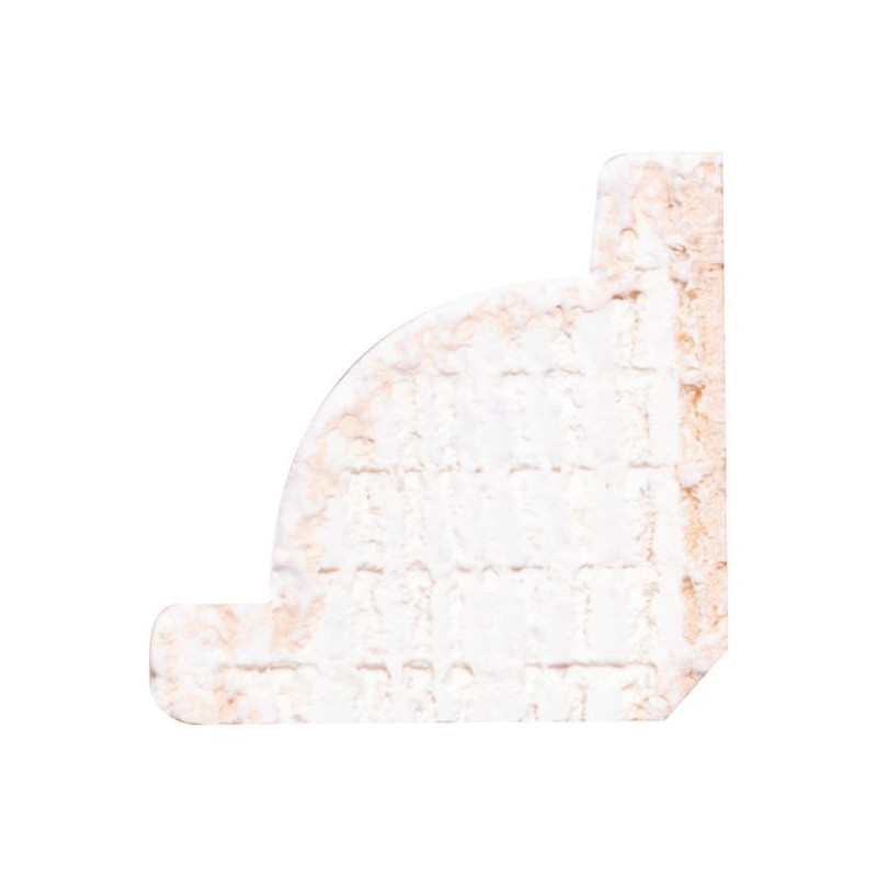 Moulure de plafond en pin blanche 270 x 1,6 x 1,6 cm