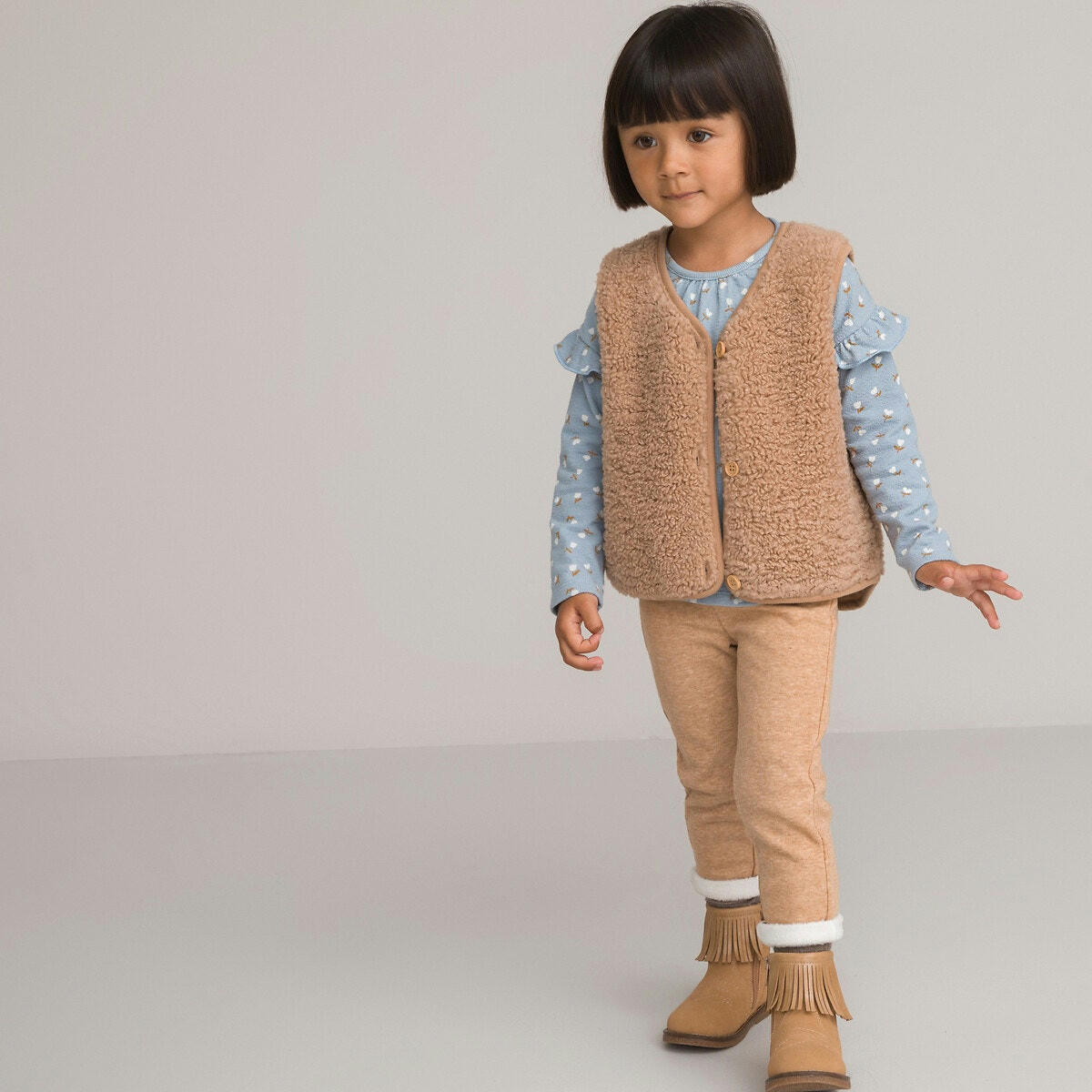 Ensemble 3 pièces T-shirt, gilet et legging