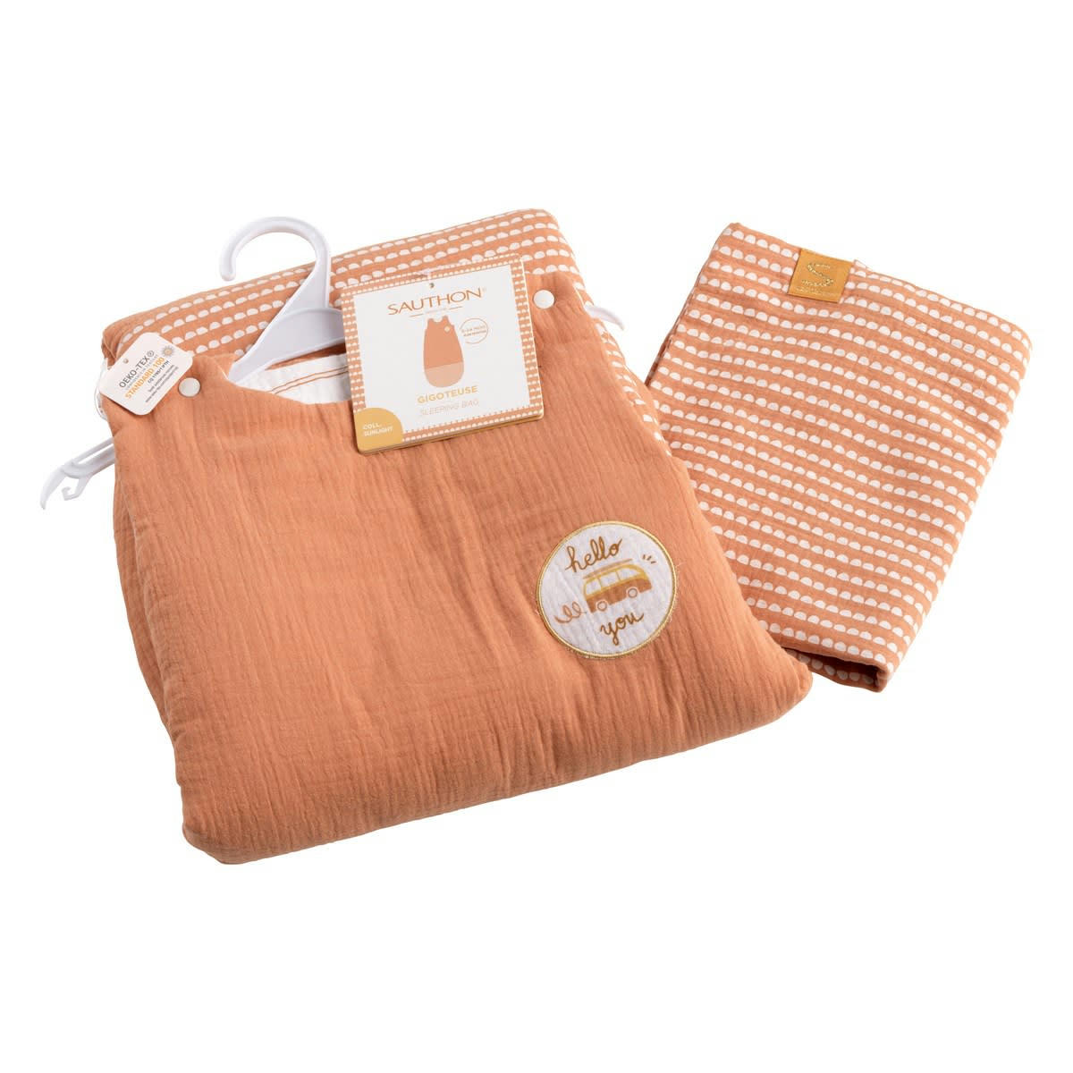 SUNLIGHT - Gigoteuse ouatinée en coton Orange
