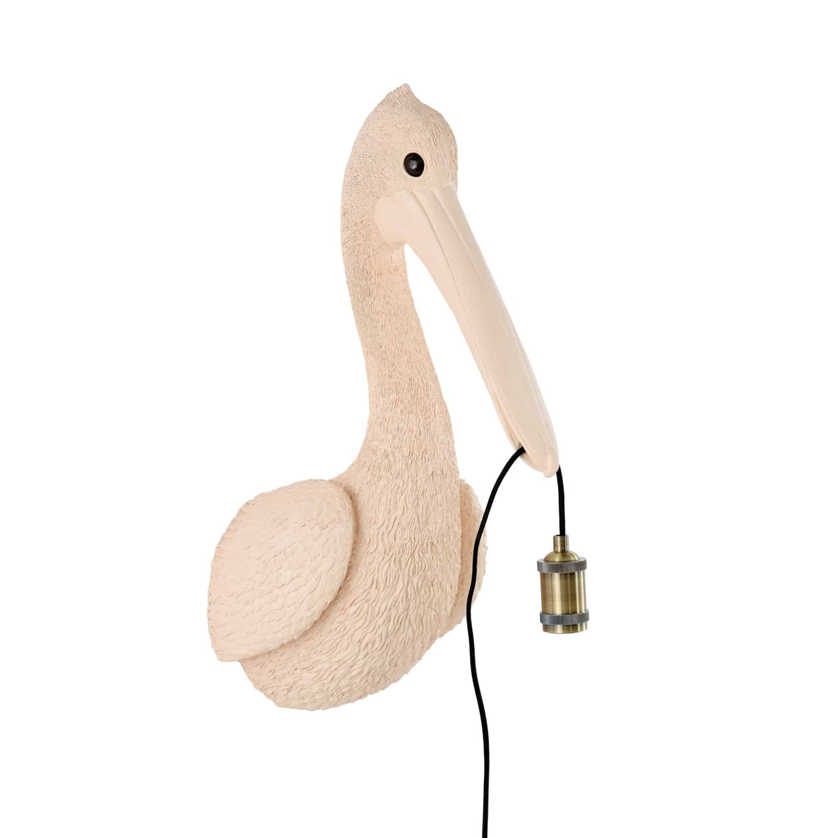 Light & Living wandlamp Pelikaan - roze - 33x28x63cm
