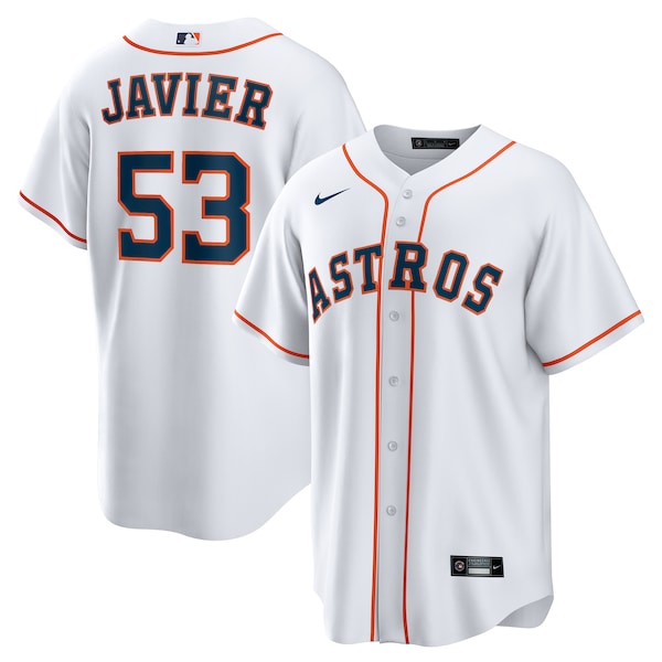 Cristian Javier Houston Astros Nike Home Replica Jersey - White