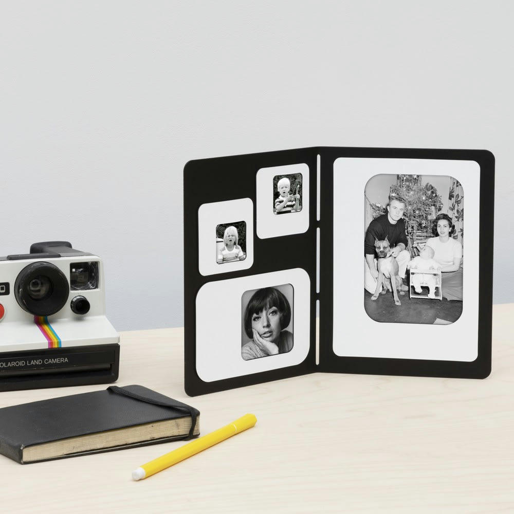 C4 - Porte photos noir 25x18cm