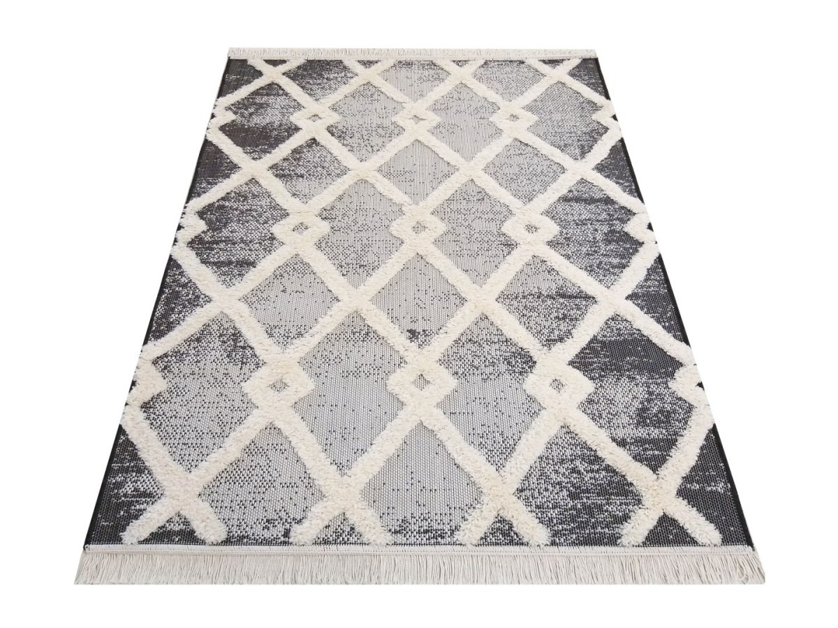 Dywan deli 02 grey 160 x 230 cm szary