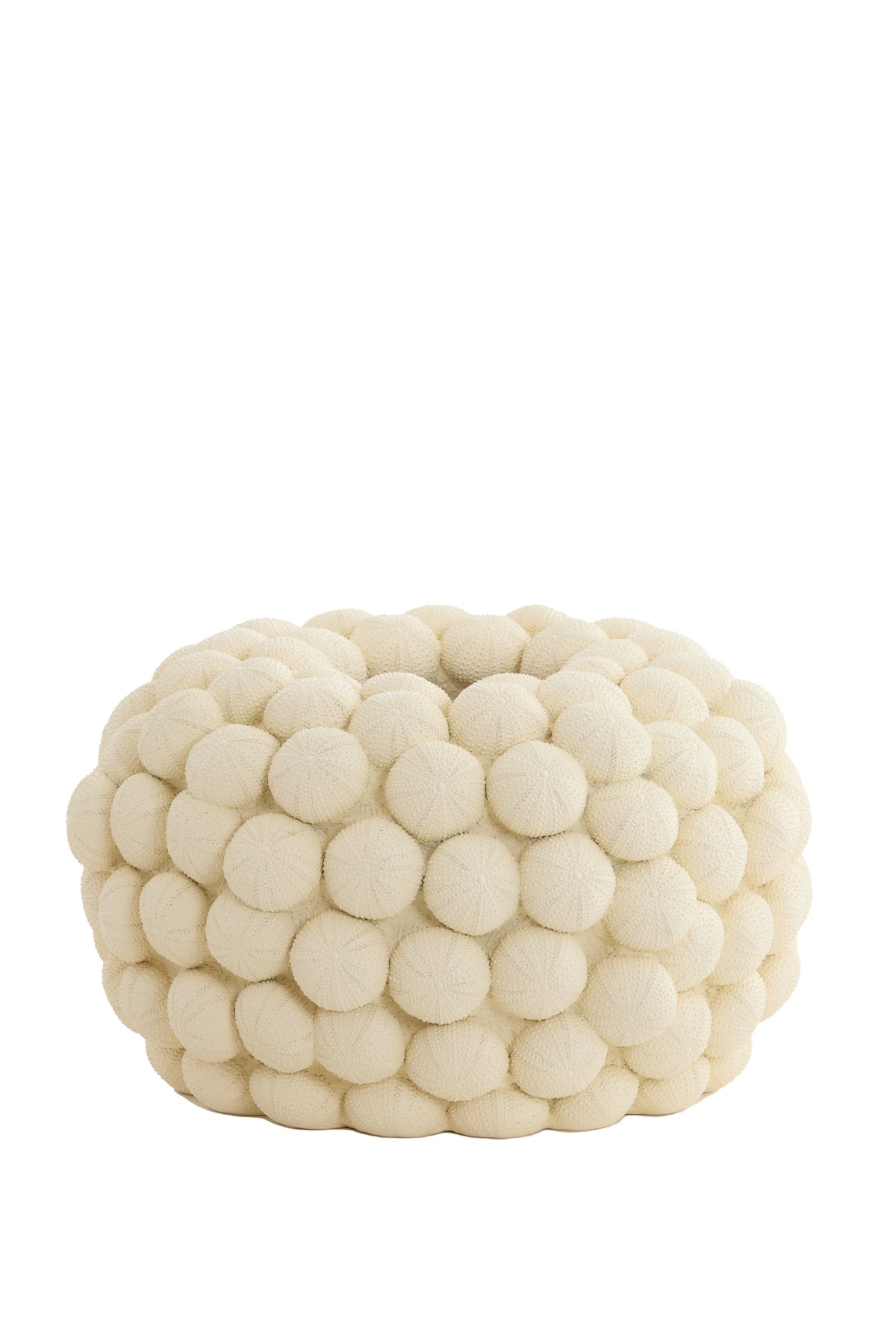 Light & Living vaas SEA URCHIN - Ø40x23.5cm - wit