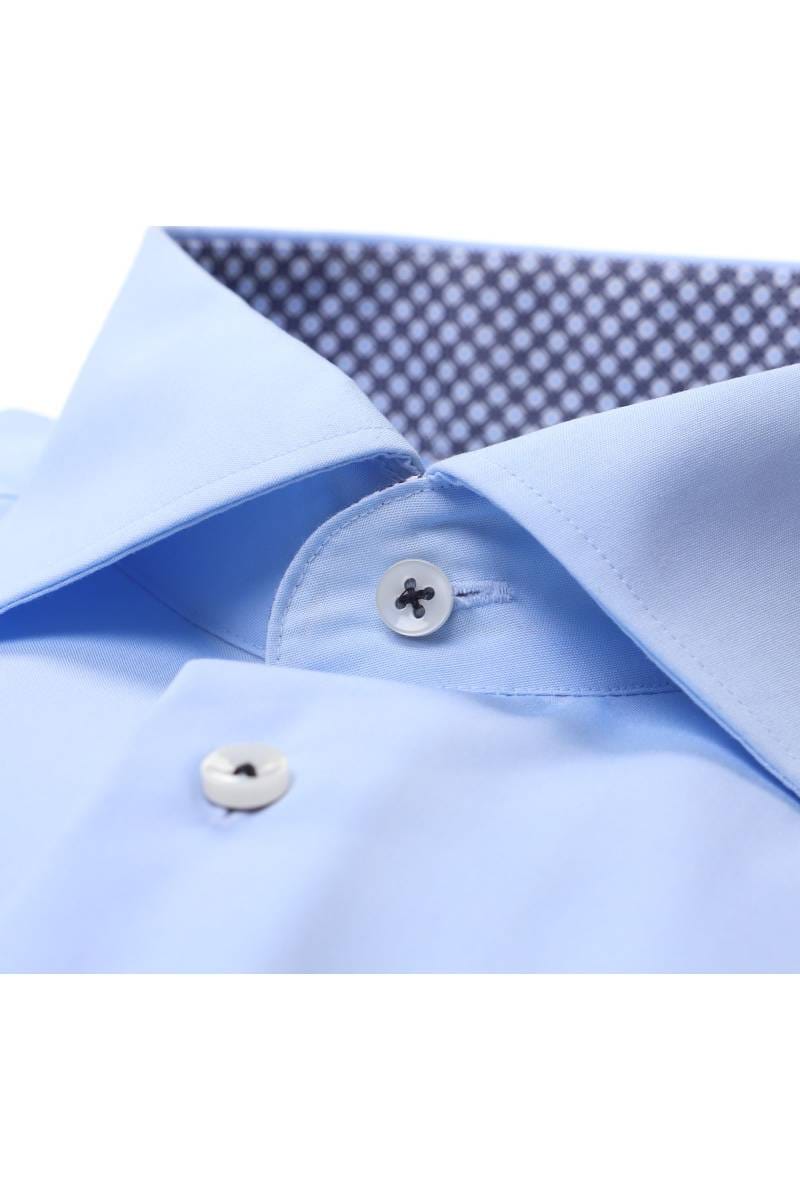 ETERNA Comfort Fit Hemd hellblau, Einfarbig