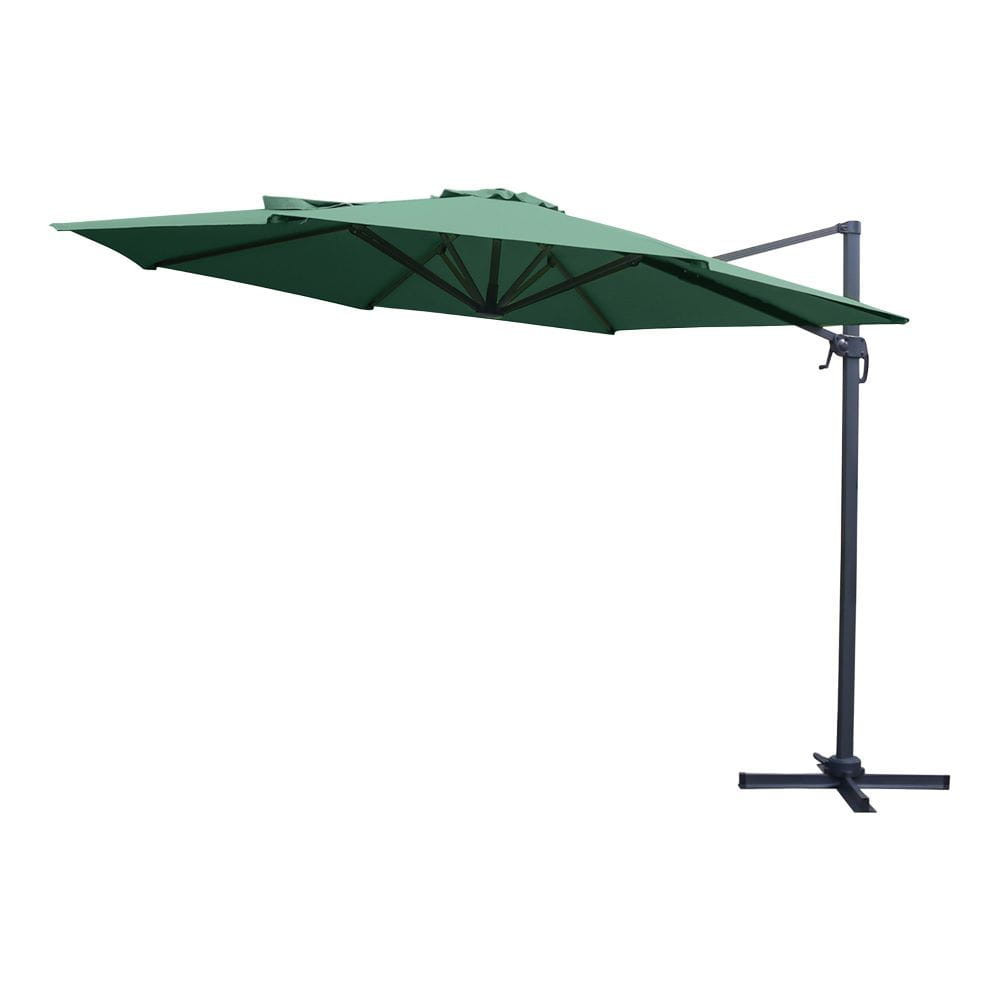 Duży Parasol Ogrodowy 3,5M Zielony
