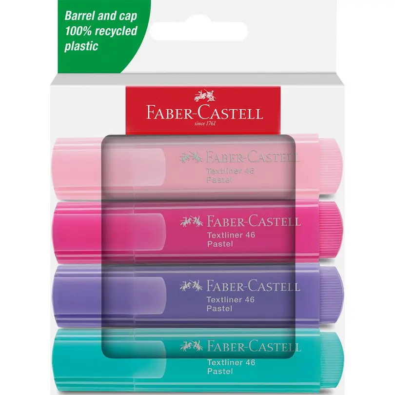 Leuchtstift 4er-Set Pastell