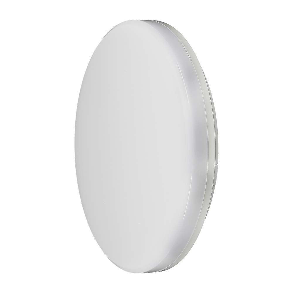 Plafon 8033okrągły biały LED 1x15W 20cm 1850lm IP44 Neutralna biel V-TAC