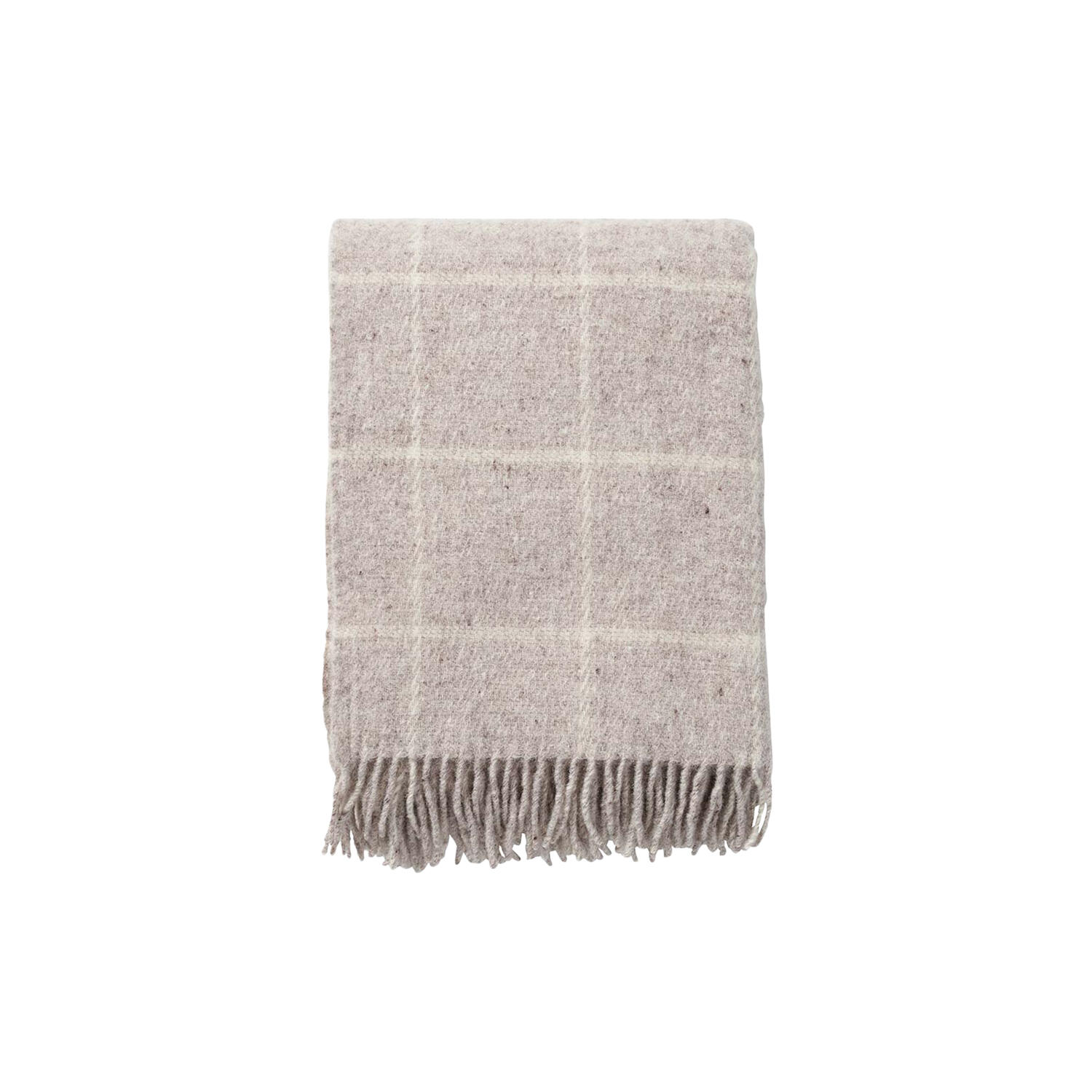 Vinga uld plaid, beige