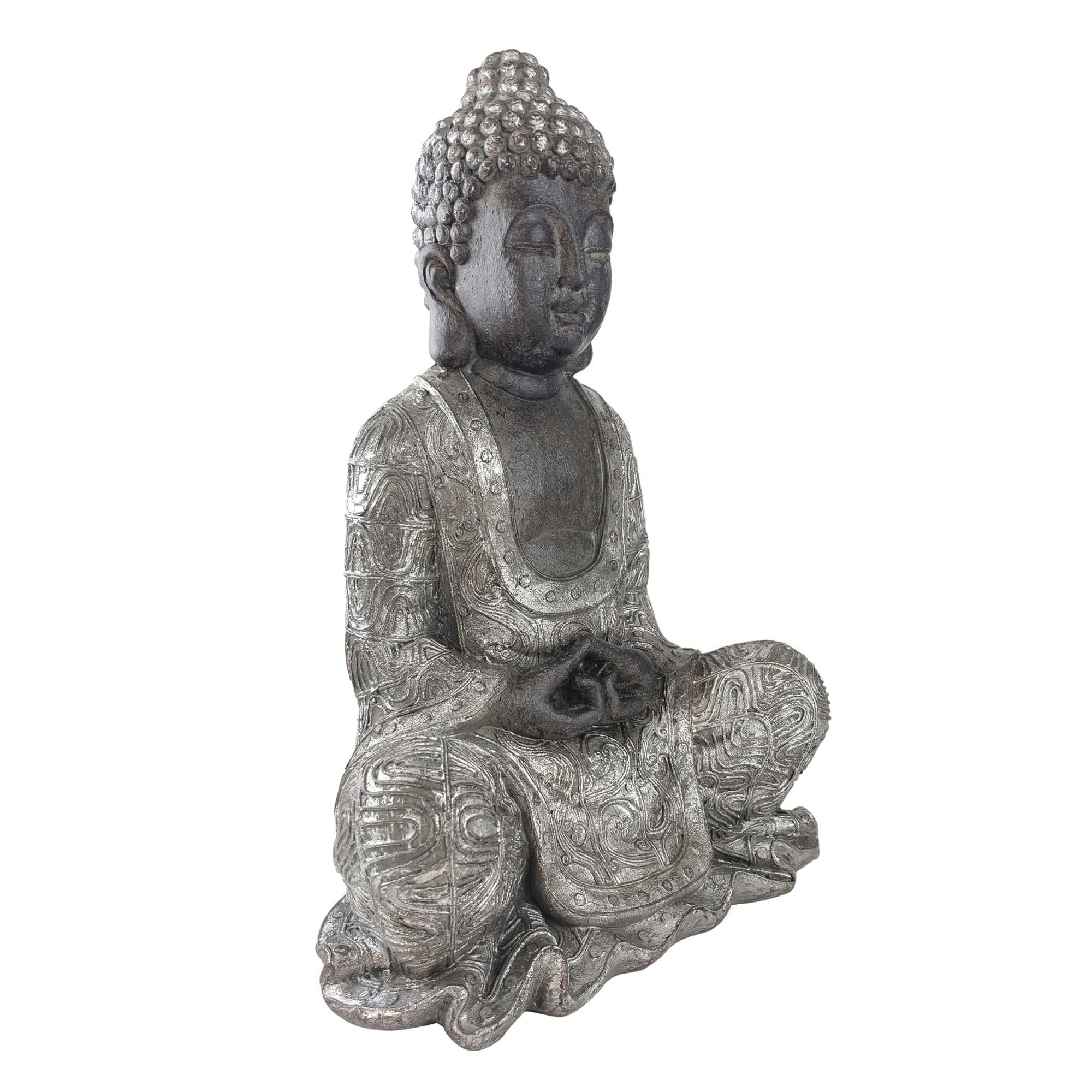 YOGA - Statuette Bouddha en résine bronze