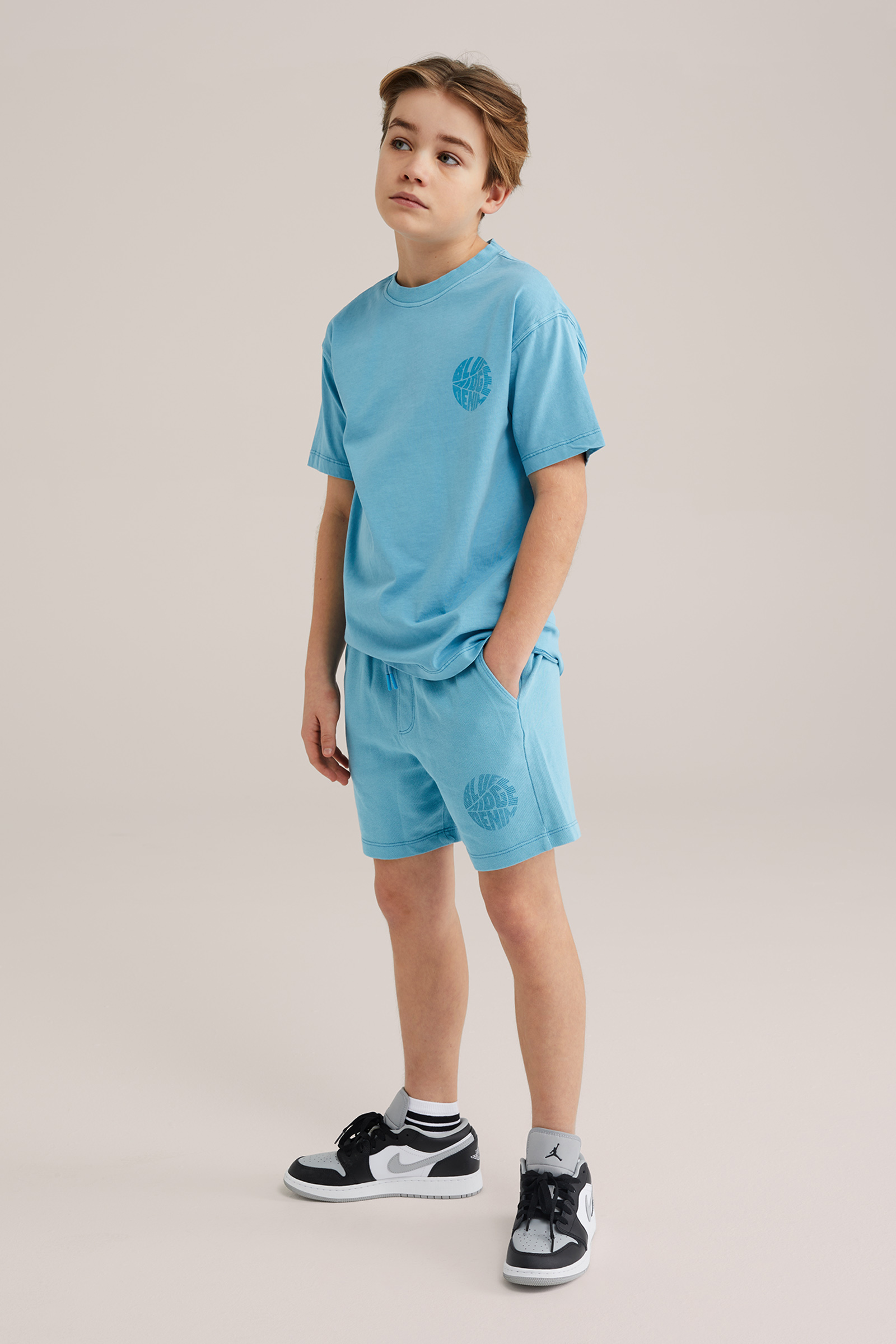 Jongens regular fit sweatshort