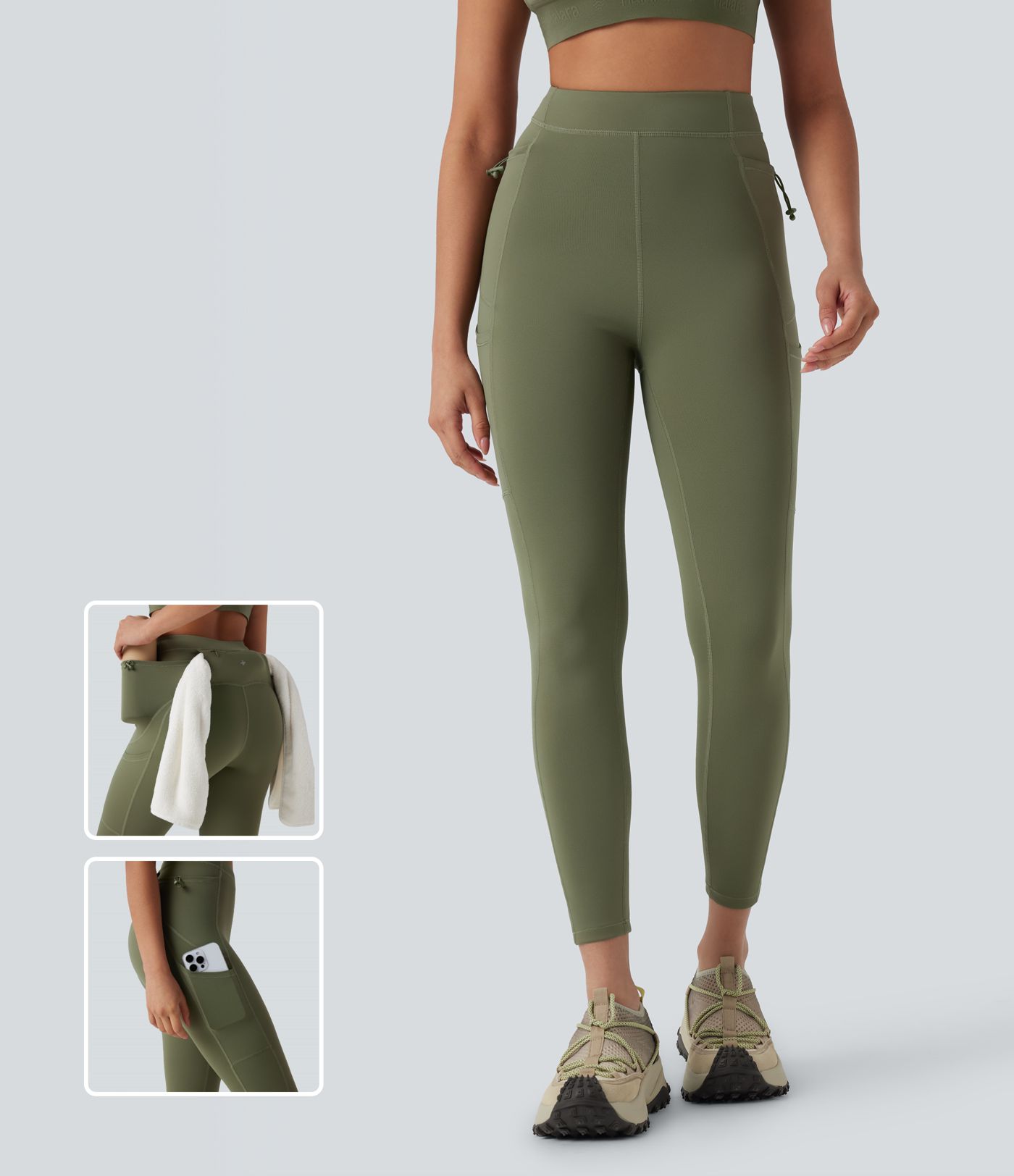 Leggings randonnée SpeedWave™ taille haute avec boucle séchage rapide et poches